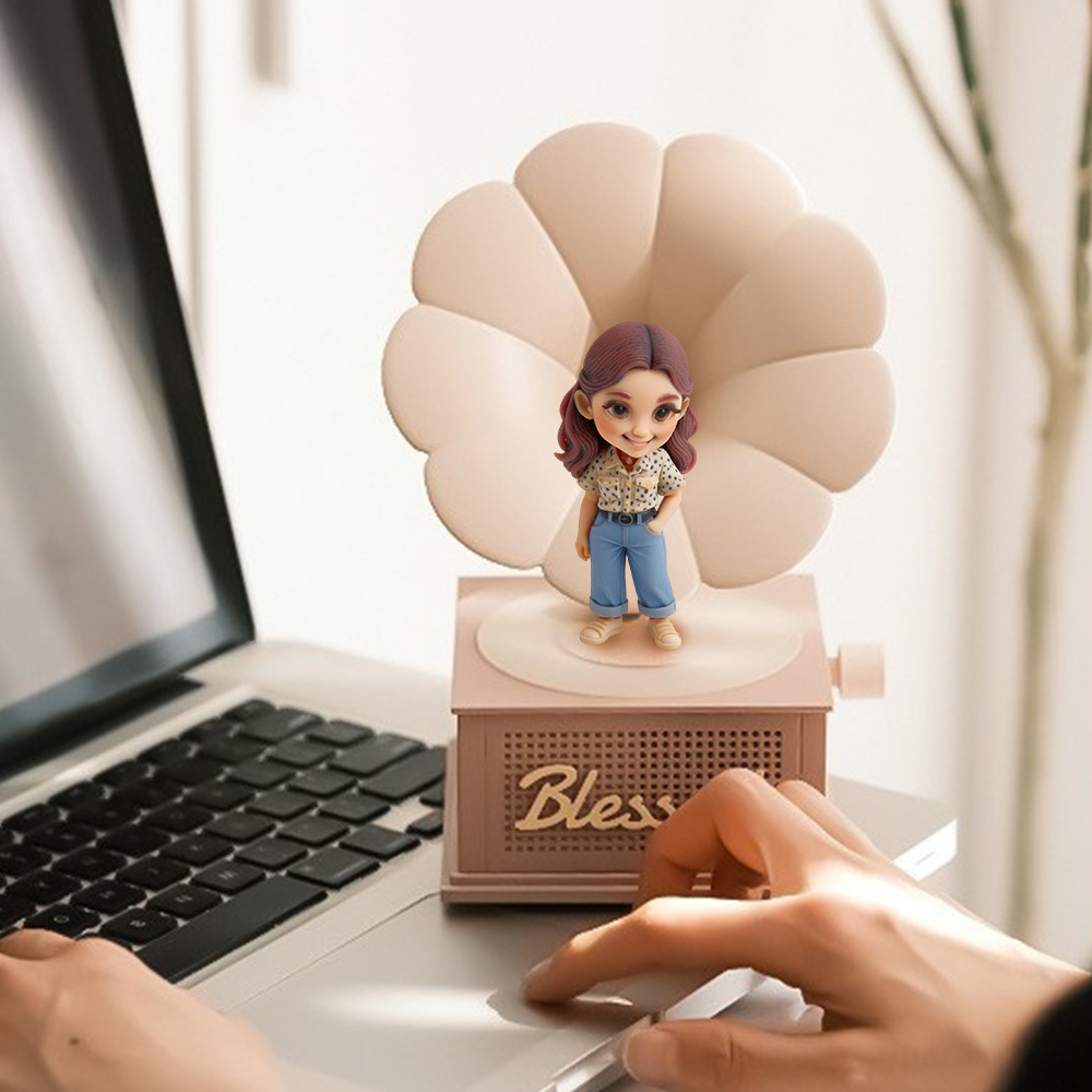 Custom Toy Figure Action Figure Design 3D Printed Figure Portrait Personalized Music Box