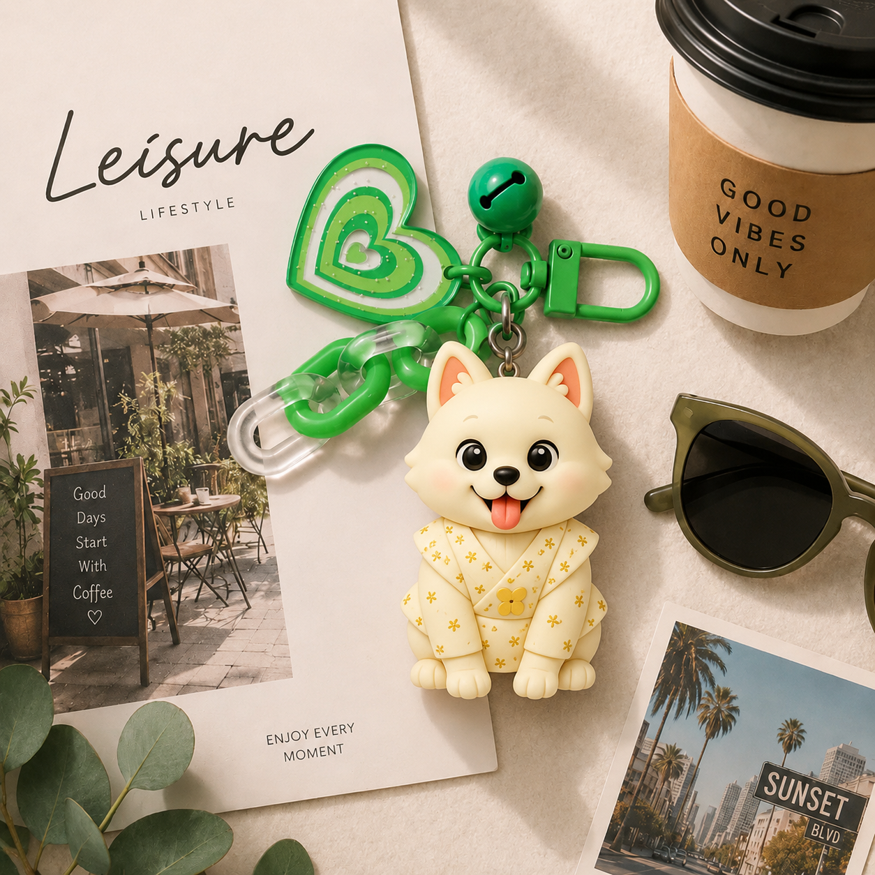 Custom 3D Keychain Figure from Photo with Heart Charm Personalized Unique Gift for Family Couples & Pets Unique Gift for Couples Birthday Anniversary