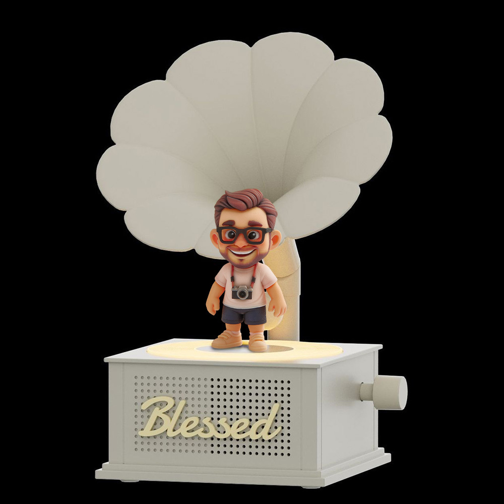 Custom Toy Figure Action Figure Design 3D Printed Figure Portrait Personalized Music Box