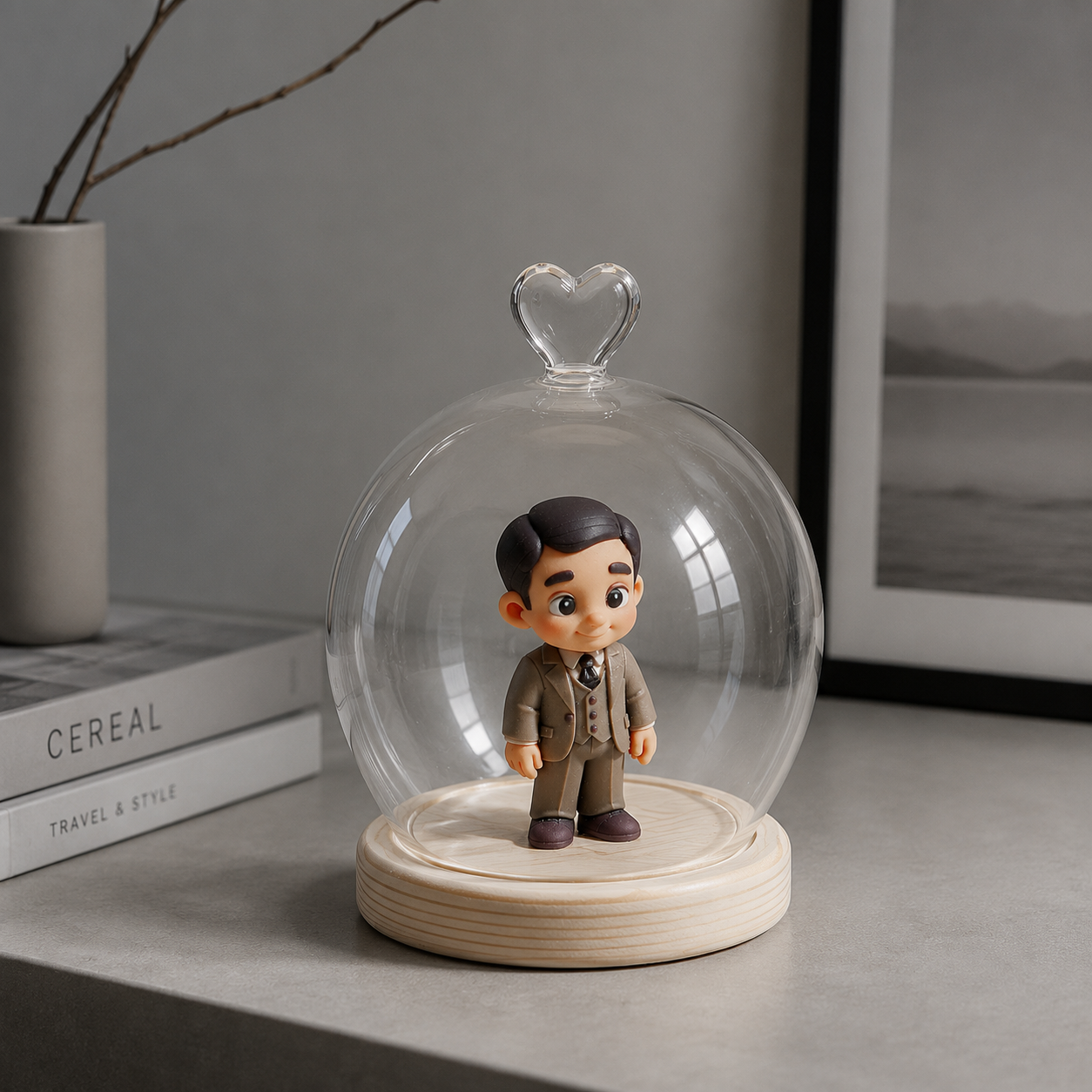 Custom 3D Photo Figure Night Light Personalized Photo Lamp Unique Anniversary Birthday Gifts for Couples Room Decor