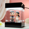 Custom 3D Figures Acrylic LED Light Box Display High Quality Collectible Showcase for Mini Character Figurines and Model Display