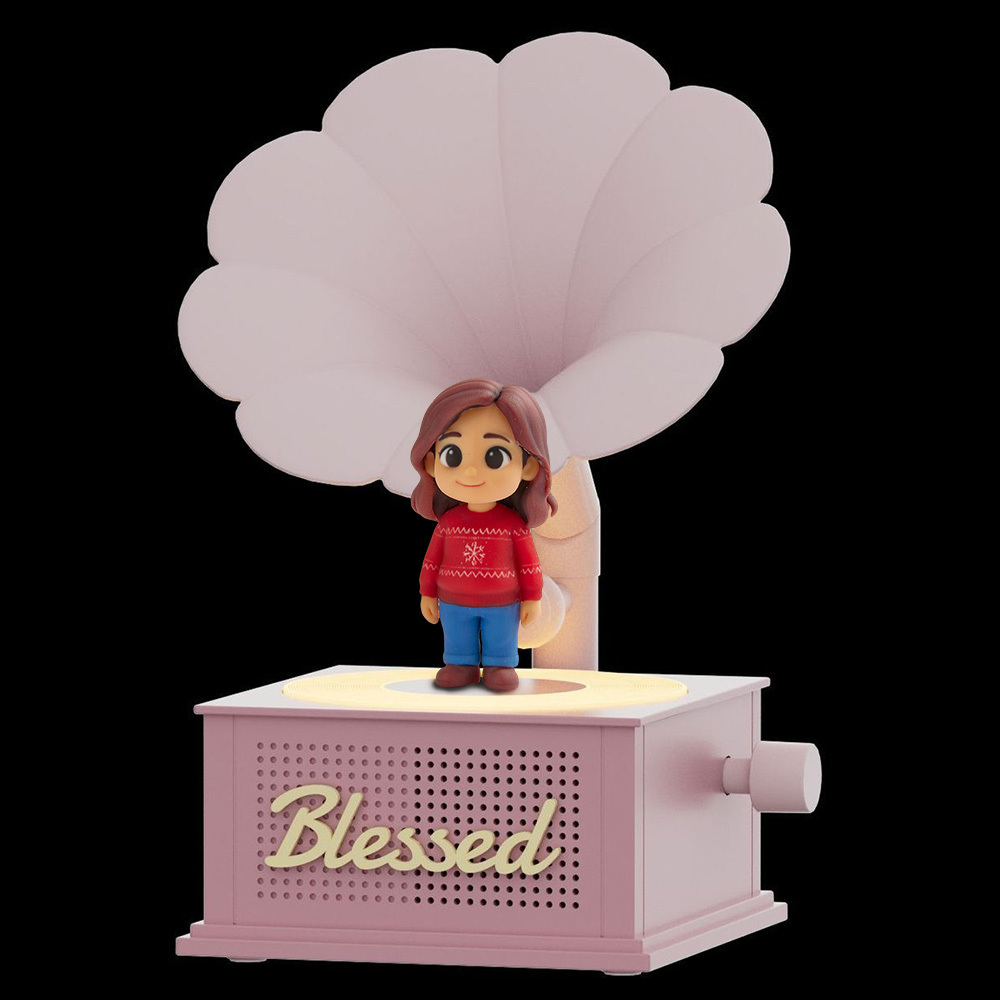 Custom Toy Figure Action Figure Design 3D Printed Figure Portrait Personalized Music Box