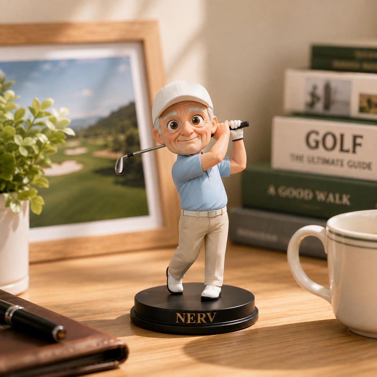 Custom 3D Action Figure from Your Photo Personalized Toy Figure Special Gift for Golf Lovers