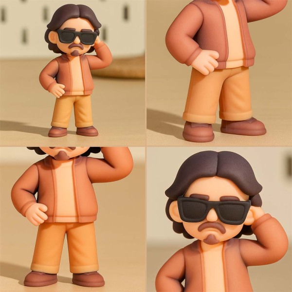 Custom 3D Figure from Photo Personalized Unique Gift For Dad Thoughtful & Memorable Gift for Him Father's Day Gift