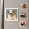 Cute Couple 3D Cartoon Magnet Custom Photo Gift for Him and Her Fun Personalized Fridge Decor
