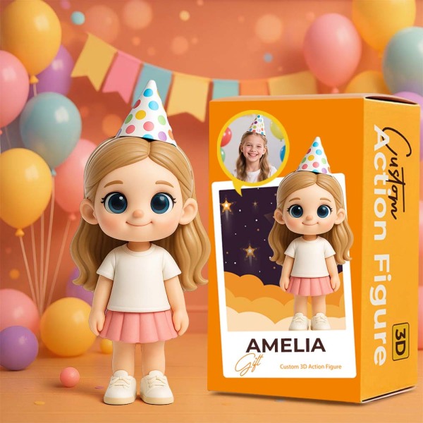 Custom 3D Action Figure From Your Photo Personalized Toy Figure Custom Action Figure Gifts For Birthday