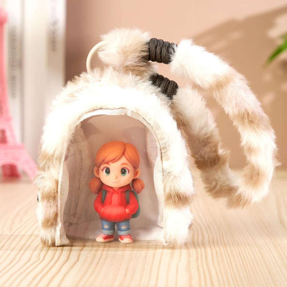 Custom 3D Action Figure From Your Photo Bag Charm Plush Leopard Personalized Toy Figure Custom Action Figure Gifts For Kids