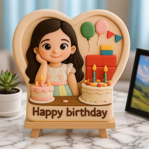 Custom Figurine 3D Printed Birthday Gift Custom Photo Decoration Personalized Decoration For Celebration