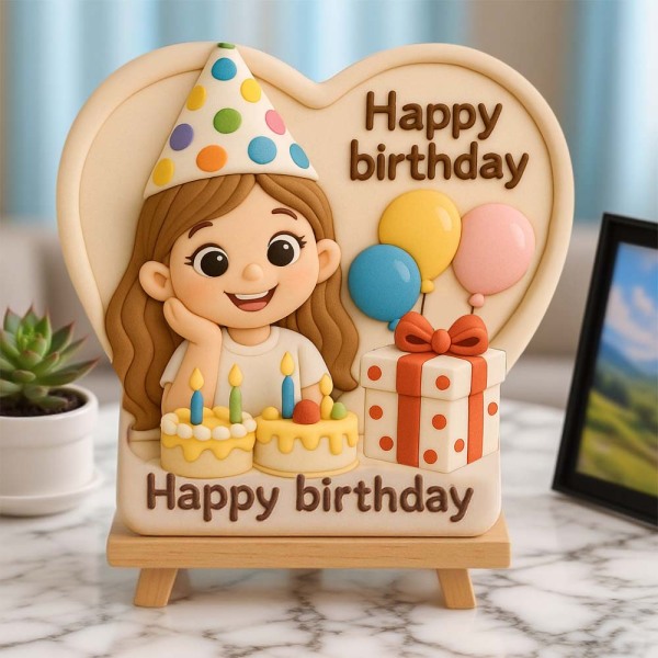 Custom Figurine 3D Printed Birthday Gift Custom Photo Decoration Personalized Decoration For Celebration