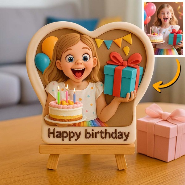 Custom Figurine 3D Printed Birthday Gift Custom Photo Decoration Personalized Decoration For Celebration