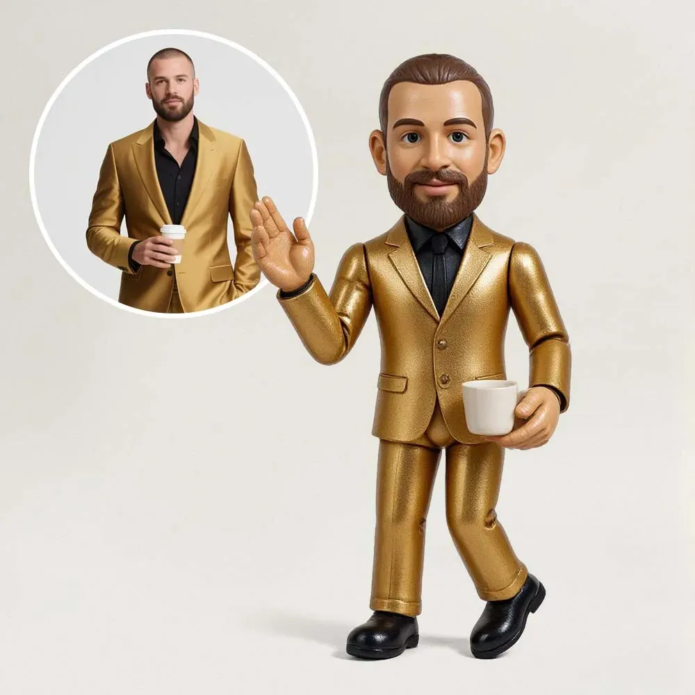 Custom 3D Action Figure from Your Photo Personalized Toy Figure Unique & Memorable Gift for Lovers, Boyfriends, Girlfriends