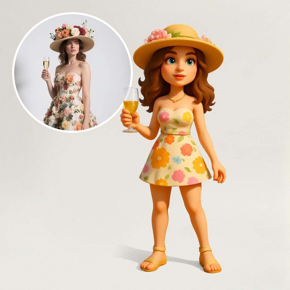Personalized Trval Filter 3D Mini Figurine Creative Gift for Celebration and Home Decor