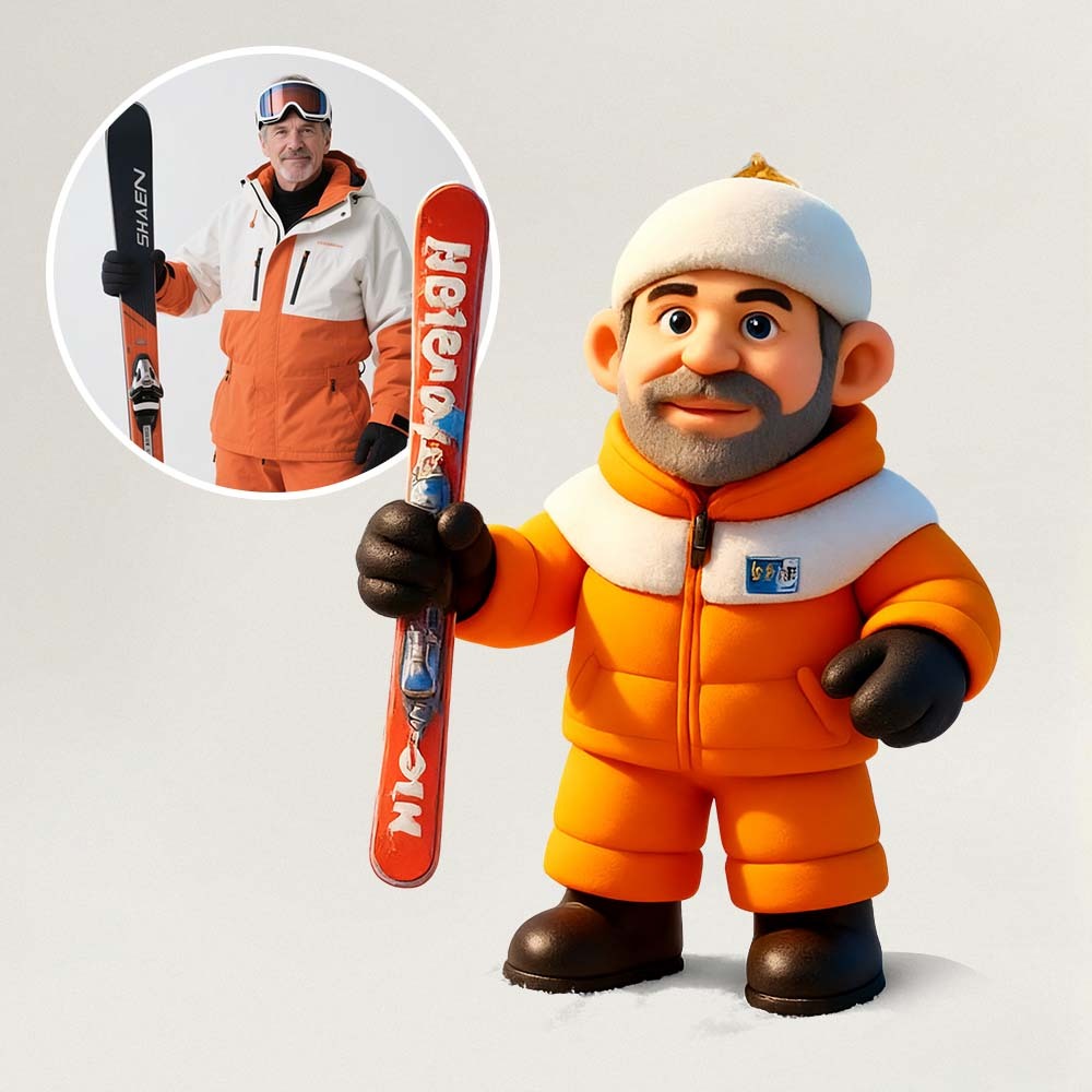 Personalized Trval Filter 3D Mini Figurine Creative Gift for Celebration and Home Decor