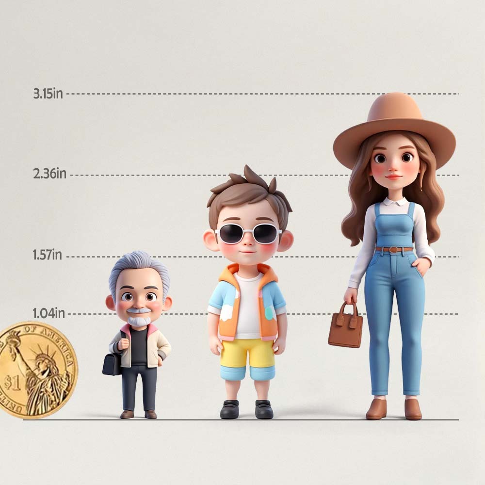 Minime Filter Custom 3D Figurine Unique Collectible Toy and Creative Gift for Him or Her