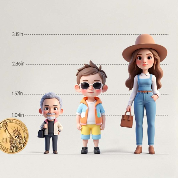 Minime Filter Custom 3D Figurine Unique Collectible Toy and Creative Gift for Him or Her