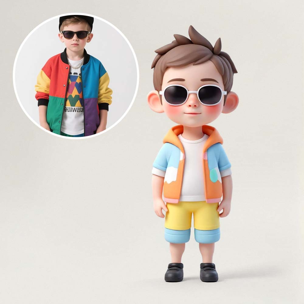 Minime Filter Custom 3D Figurine Unique Collectible Toy and Creative Gift for Him or Her