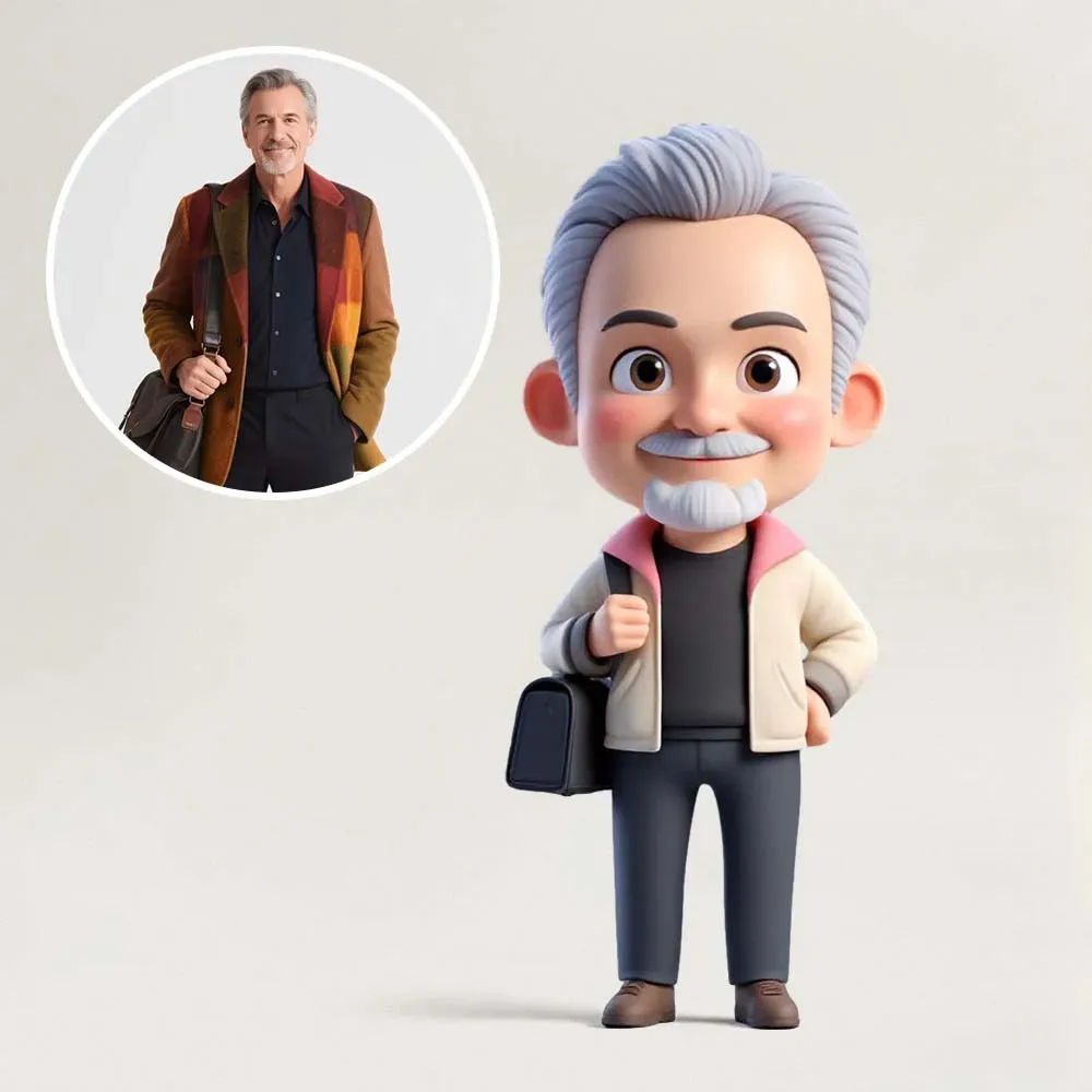 Custom 3D Action Figure from Your Photo Personalized Toy Figure Unique & Memorable Gift for Lovers, Boyfriends, Girlfriends