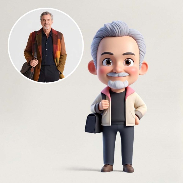 Minime Filter Custom 3D Figurine Unique Collectible Toy and Creative Gift for Him or Her