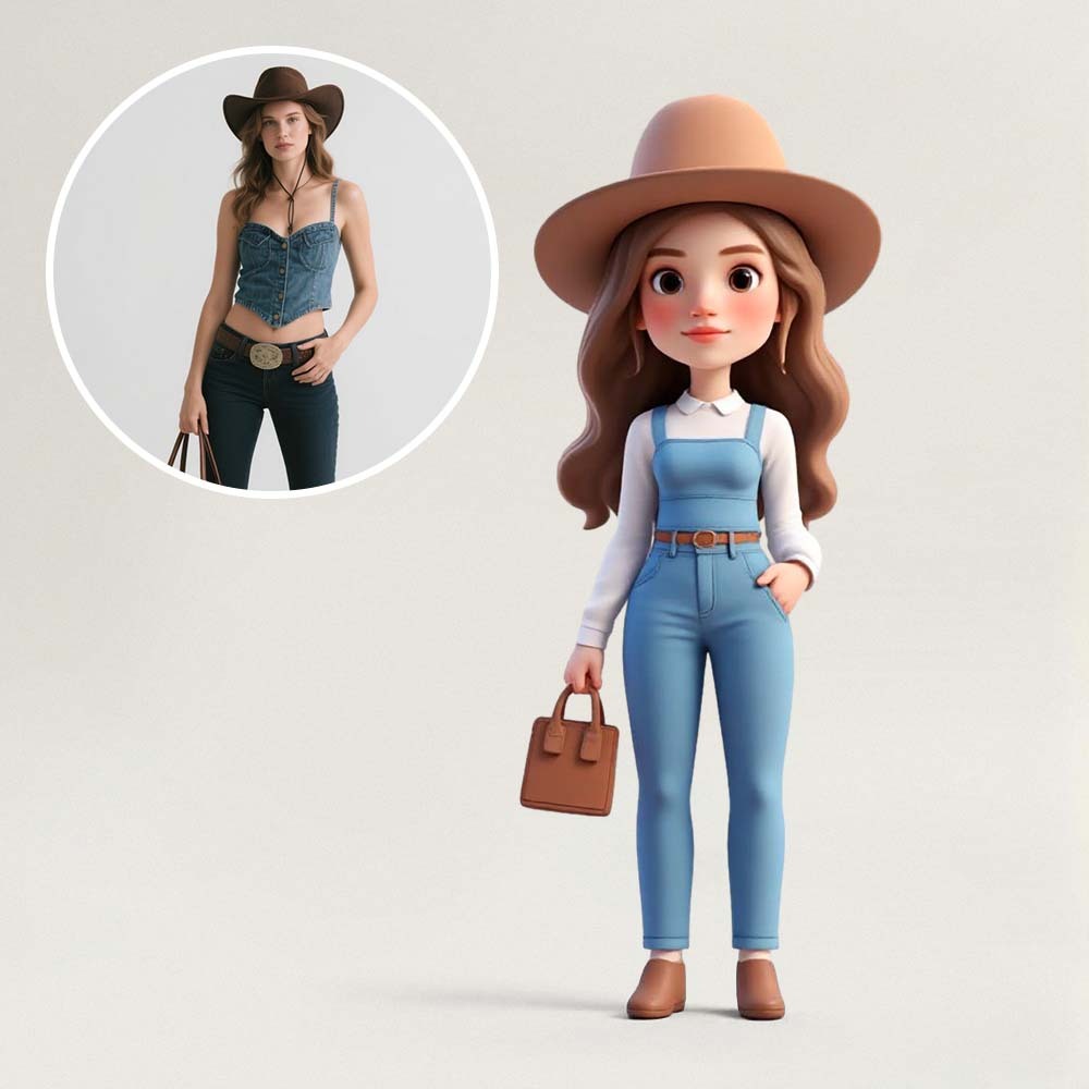 Minime Filter Custom 3D Figurine Unique Collectible Toy and Creative Gift for Him or Her