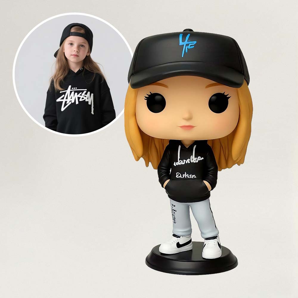 Custom Made 3D Cartoon Mini Figures for Two People Personalized Action Dolls from Real Photo Perfect for Gift Collection or Desk Decoration