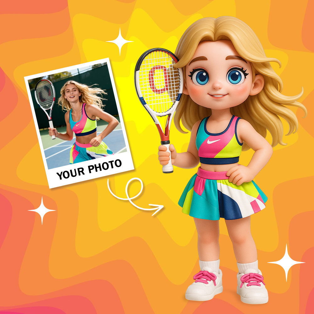 Custom 3D Action Figure from Your Photo Personalized Toy Figure Unique & Memorable Gift for Lovers, Boyfriends, Girlfriends