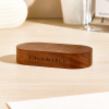 Custom Engraved Wooden Base for Figure with Name or Message