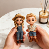 Custom 3D Photo Car Hanging Ornament Personalized Mini Character Car Decoration Handcrafted Car Accessory Unique Custom Gift Idea