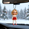 Custom 3D Photo Car Hanging Ornament Personalized Mini Character Car Decoration Handcrafted Car Accessory Unique Custom Gift Idea