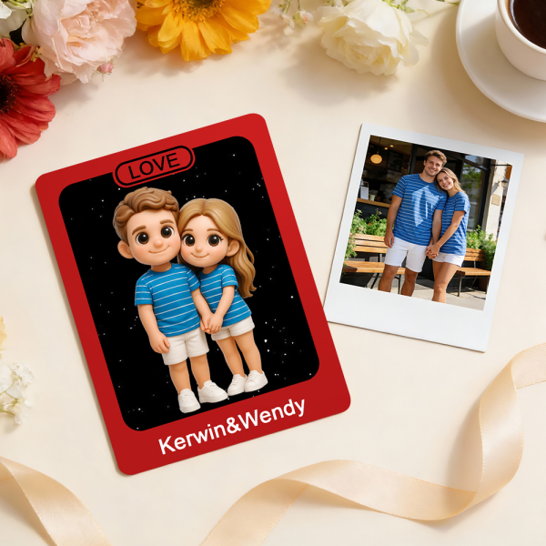 Custom Figurine Identity Card Personalised Character Profile Card for 3D Mini Figures