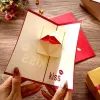 3D Lips Greeting Card Gifts for Couple Gifts
