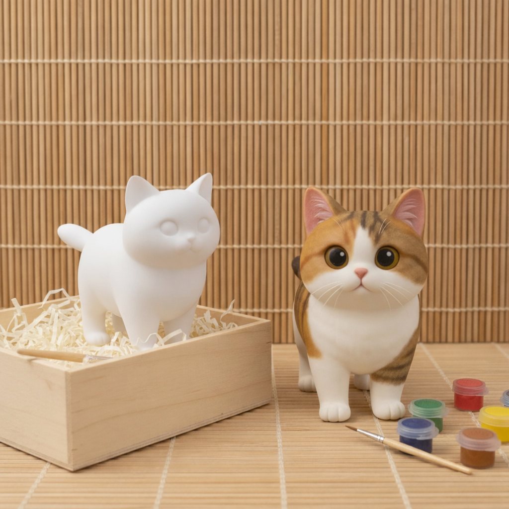 DIY Paintable 3D Figure from Photo Personalized Realistic Figurine Couple Anniversary Gift