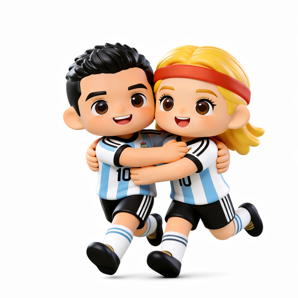 Custom 3D Figure from Your Photo World Cup Edition Bestselling Personalized Fan Gift