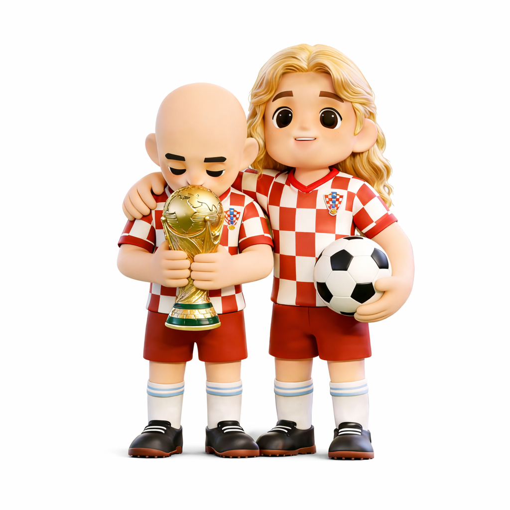 Custom 3D Figurine Engraved Wooden Base Custom Name Personalized Message Solid Wood Stand for World Cup Football Supporter Keepsake Gift