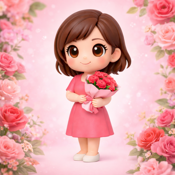 Custom 3D Figure Toy  From Your Photo Personalized Toy Figure Creative MIni Doll Gifts For Mom