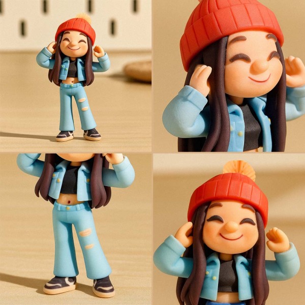 Custom AI 3D Figure Personalized Ultra Detailed Adorable Memorial Gift Idea For Anniversary