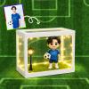 Personalized Soccer Fan 3D Figure Night Light from Photo Custom Football Lover LED Lamp Gift