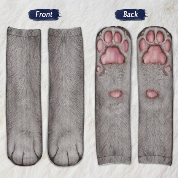  Personalized Funny Feet Paws Socks - Gag Gift For Animal Lovers