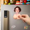 Naughty Gift For Him, Funny Anniversary Gift Upload Face - Personalized Fridge Magnet - 