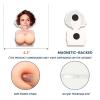 Naughty Gift For Him, Funny Anniversary Gift Upload Face - Personalized Fridge Magnet - 