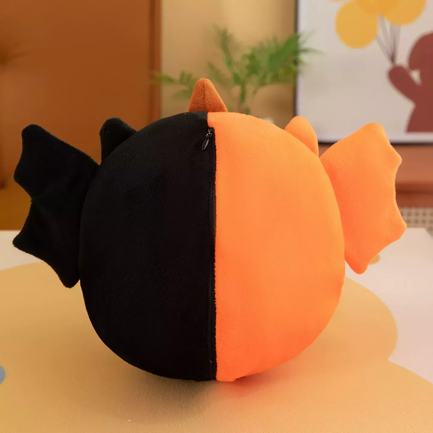 Reversible Plush Toy Witch Ghost Pumpkin Bunny Double-Sided Flip Stuffed Doll Cute Halloween Pillow Gift