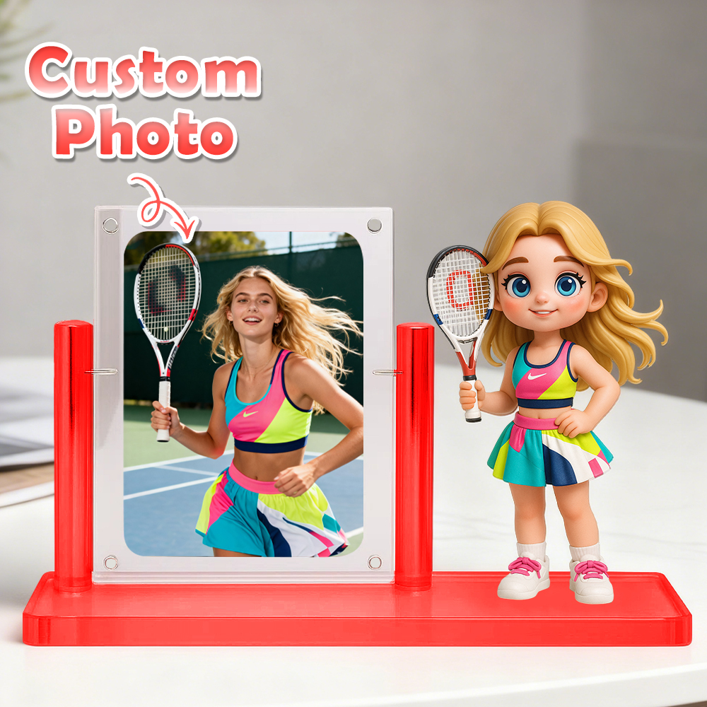 Custom 3D Figure Display with Acrylic Case Collectors Gift Idea unique Carded Model Showcase