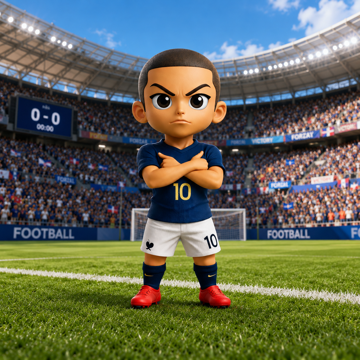 Custom Soccer Lover 3D Figure From Photo Personalized Football Fan Figurine Gift for Men Boys Dad Husband Soccer Player Keepsake