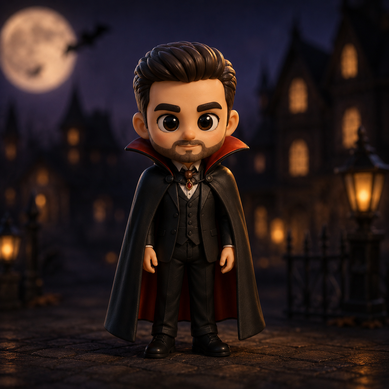 Custom 3D Figure from Photo Personalized Full Body Figurine Unique Gift for Halloween