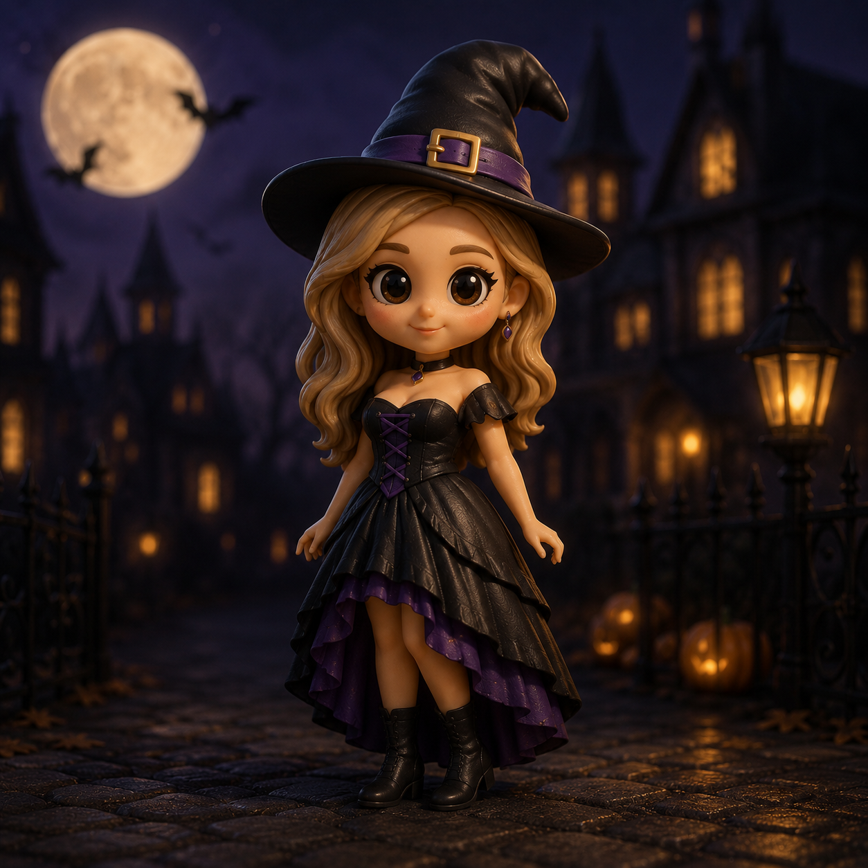 Custom 3D Figure from Photo Personalized Full Body Figurine Unique Gift for Halloween