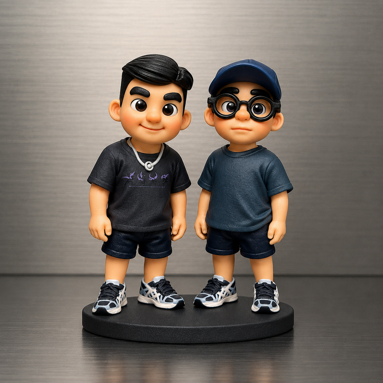 Custom 3D Figure from Photo Personalized Mini Figure Unique Gift for Couple Brother Sister