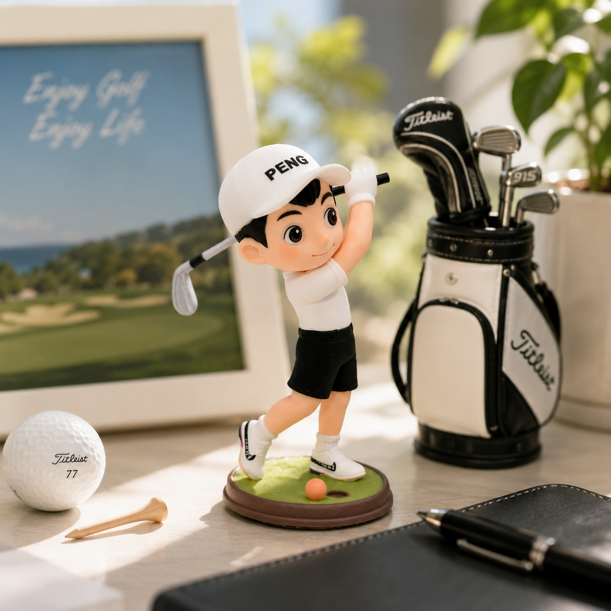 Custom 3D Action Figure from Your Photo Personalized Toy Figure Special Gift for Golf Lovers