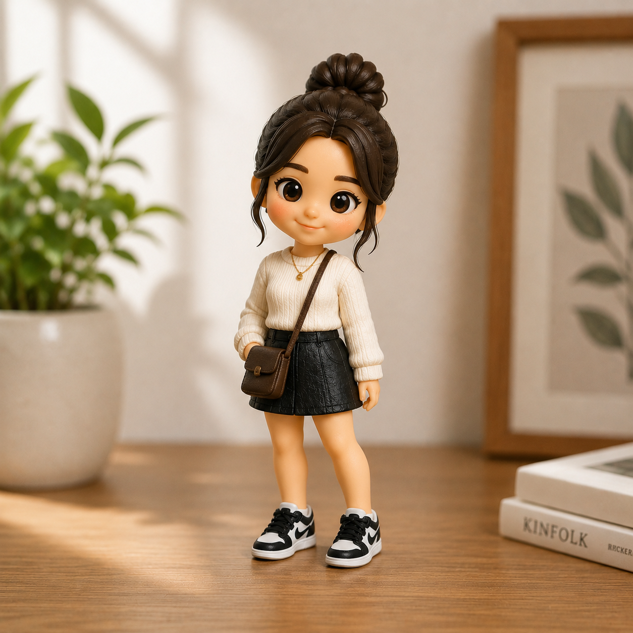 Personalized 3D Figure from Photo Custom Mini 3D Printed Figure Unique Gift for Couple Brother Sister