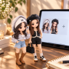 Custom 3D Figure from Photo Personalized Birthday Gift for Him Her Friends & Family