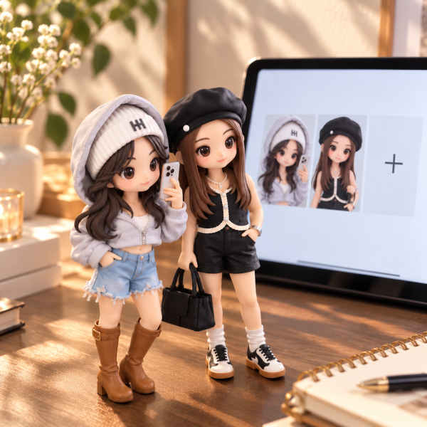 Custom 3D Figure from Photo Personalized Birthday Gift for Him Her Friends & Family