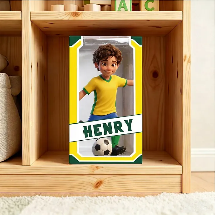 Custom Soccer Lover 3D Figure From Photo Custom 3D Soccer Athlete for Boy Sports Lover Surprise